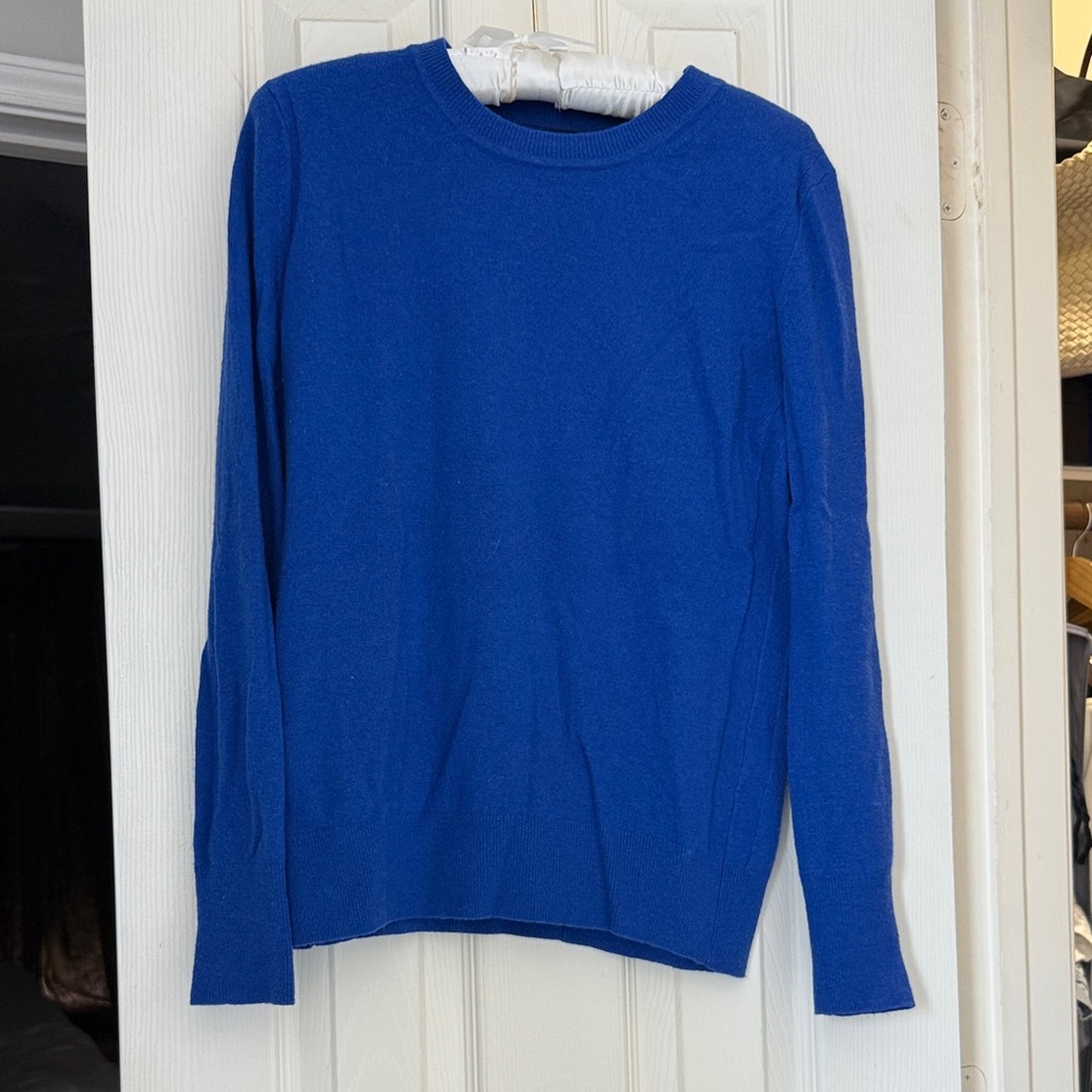 Banana Republic Royal Blue Merino Blend Sweater